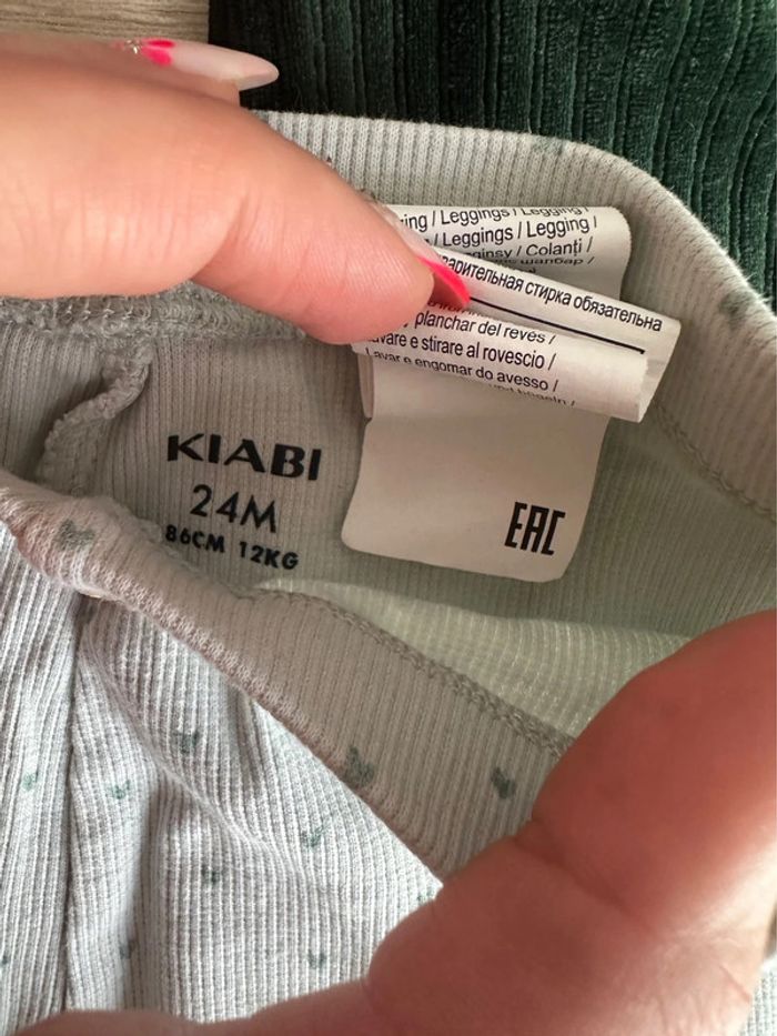 Lot pantalons/legging 24M - photo numéro 4