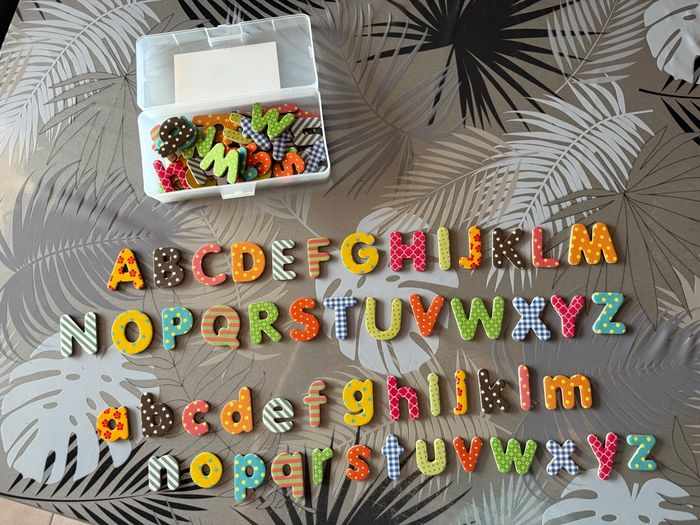 Lettres de l’alphabet, chiffres et symboles mathématiques magnétiques - photo numéro 7