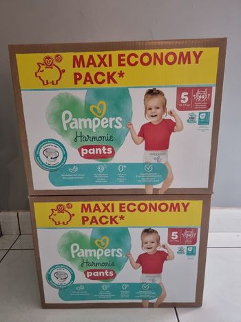Couches taille 5 pampers harmonie 