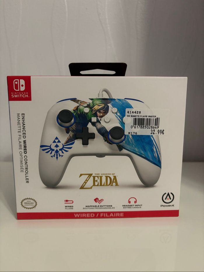Manette filaire Nintendo Switch PowerA Zelda Sword Attack - photo numéro 9