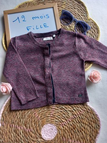 Gilet fille 12 mois