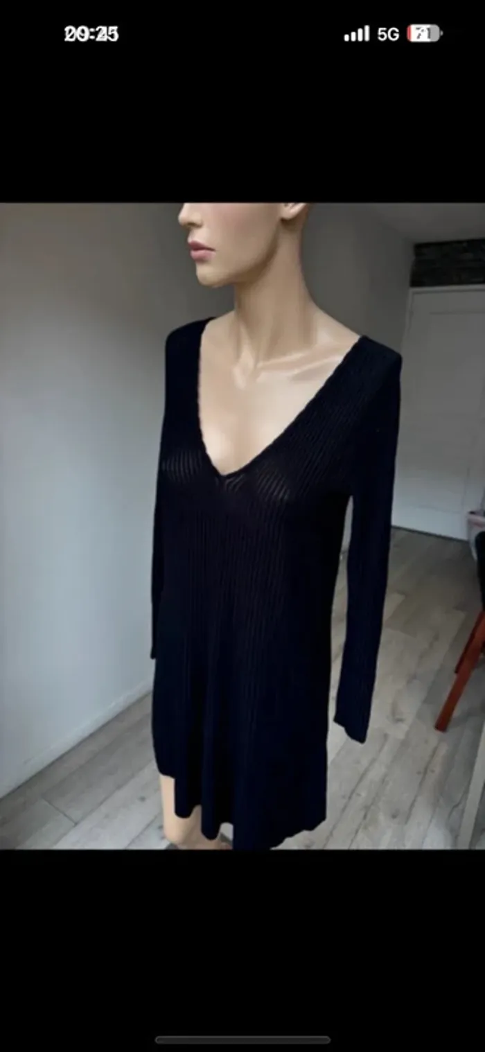 Élégante Robe Sézane Noire - Taille S - photo numéro 4