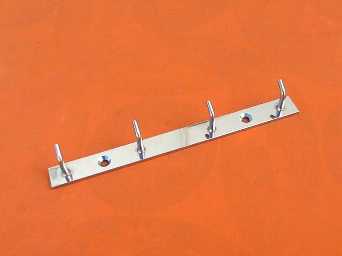 Années 1960 Patère / Support mural universel 4 crochets pour torchons, gants, clés - photo numéro 5