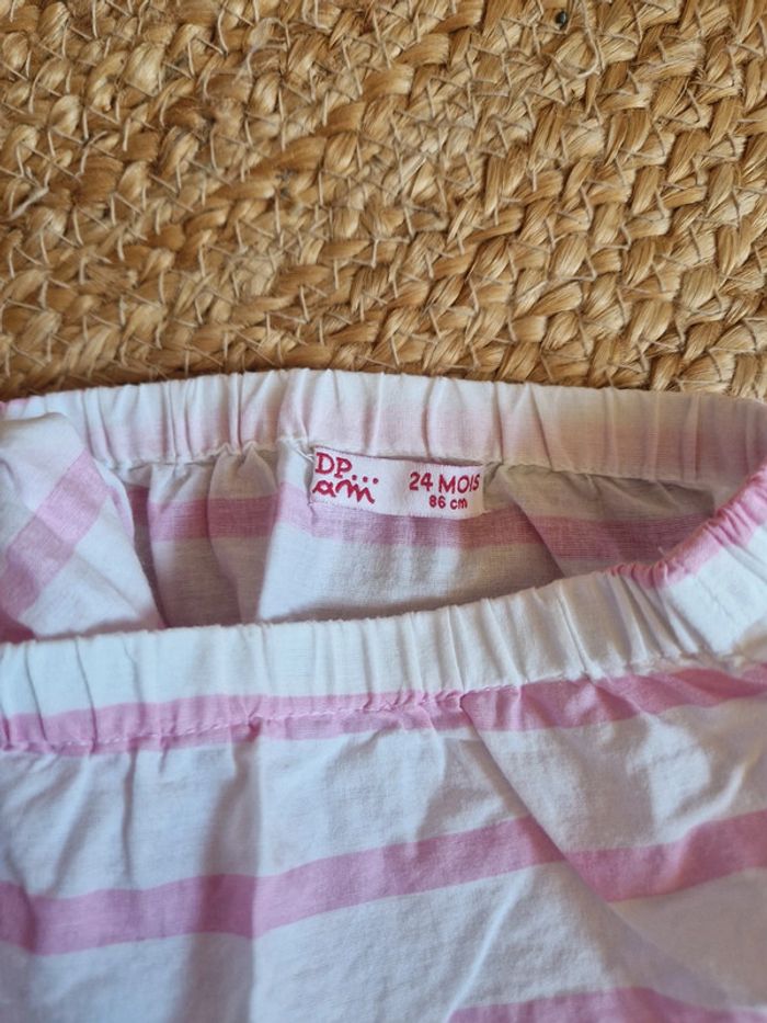 Jolie ensemble robe et culotte fille du pareil au même 24 mois 86cm - photo numéro 10