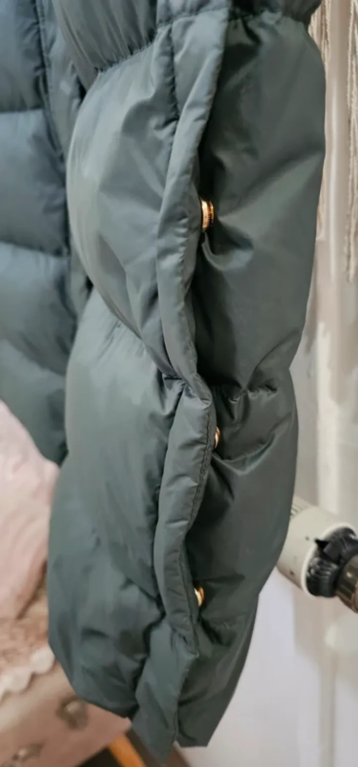 Manteau Doudoune Longue Duvet Plumes Saint James Taille 40 - photo numéro 9