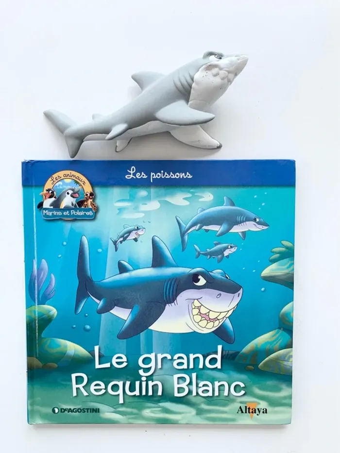 📚 livre avec figurine les animaux marins et polaires. altaya De agostini