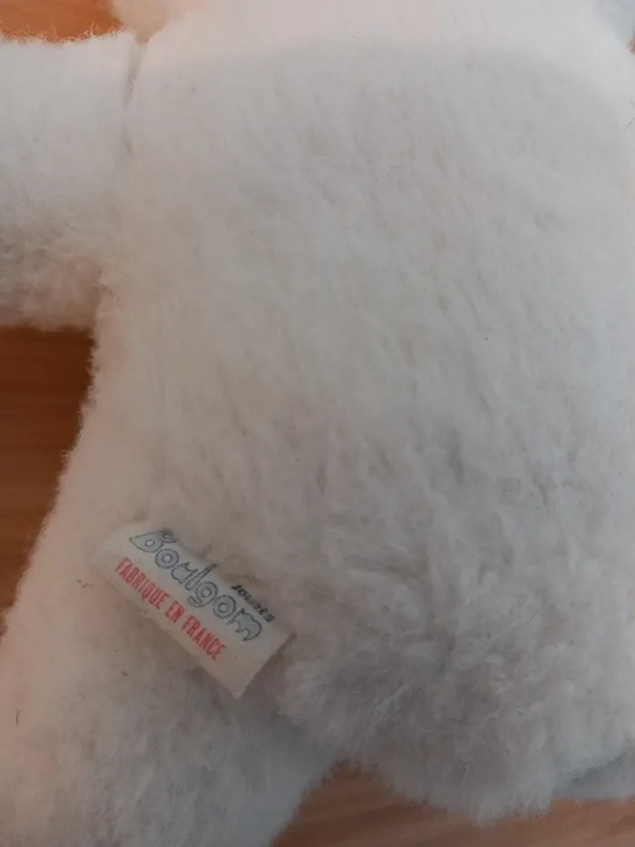 Peluche ours Boulgom baby yeux bleus 25cm - photo numéro 6
