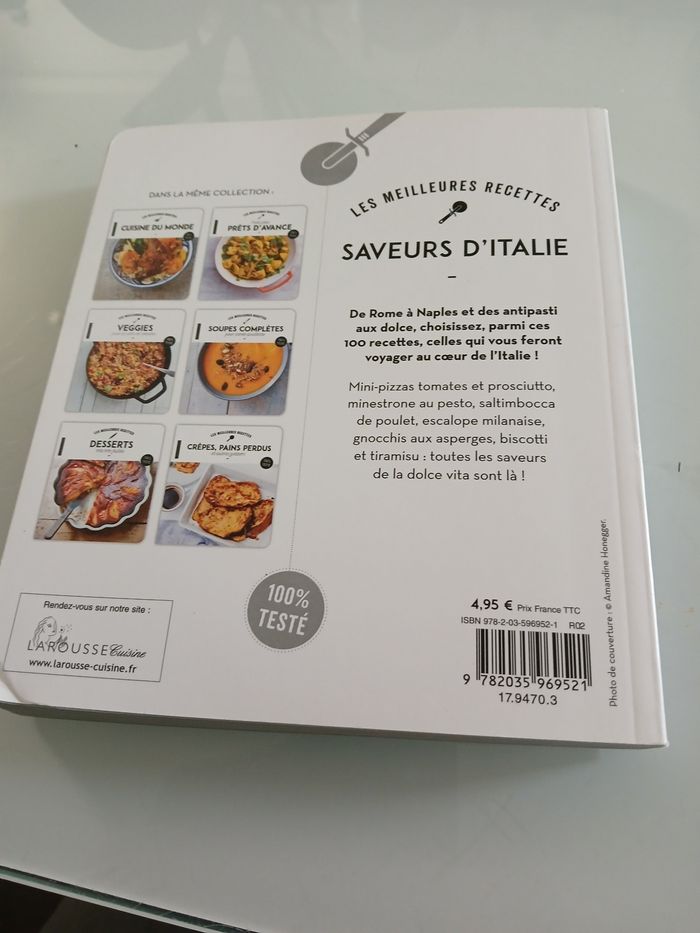 LIVRE SAVEUR D ITALIE LAROUSSE - photo numéro 2