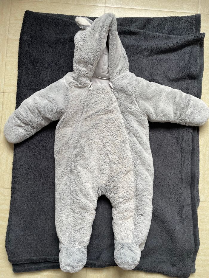 Combinaison pilote Groloudoux gris Noukie’s - 6 mois - photo numéro 2