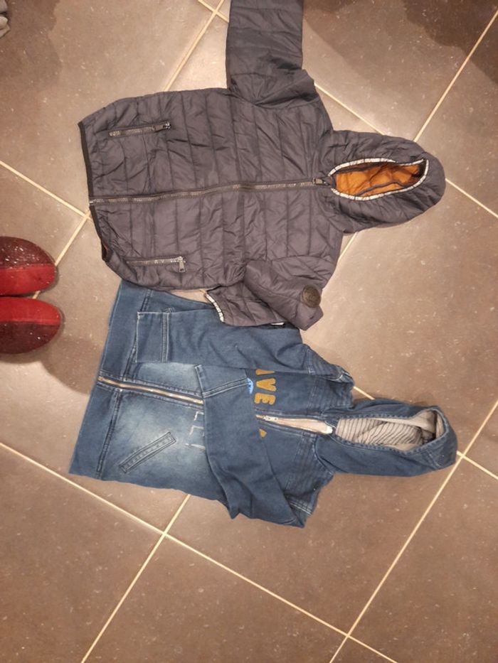 Doudoune légère et gilet veste