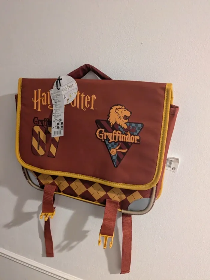 Cartable Harry Potter rouge / orange - photo numéro 2