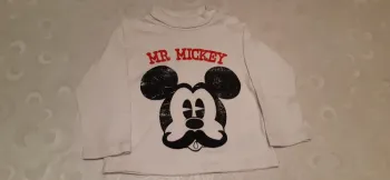 Tee shirt col roulé manches longues Mickey 23 mois