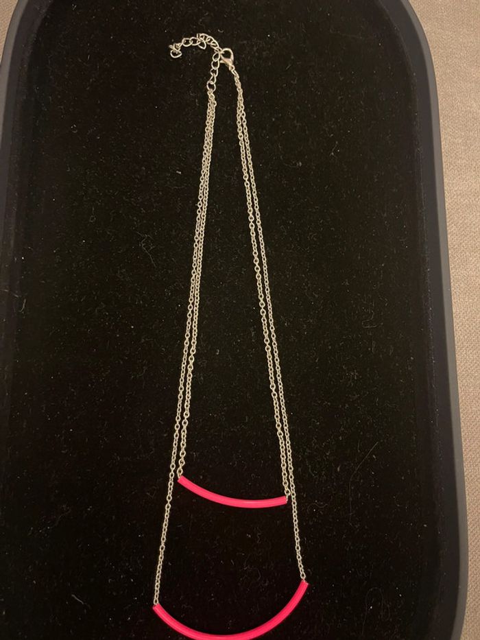 collier double chaîne