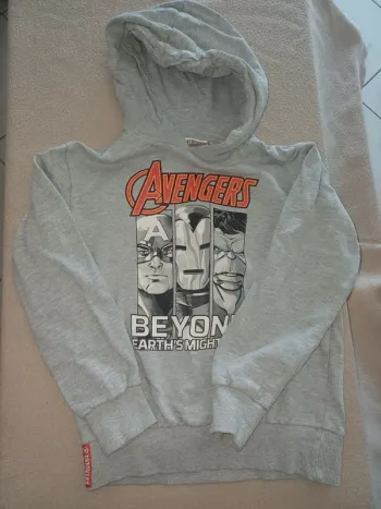 Superbe sweat à capuche 12 ans garçon