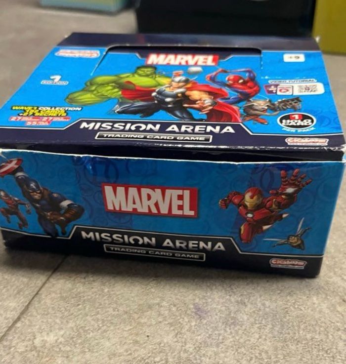 23 sachets cartes à collectionner Marvel Mission Arena neufs scellés - photo numéro 5