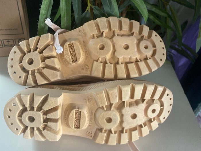 Pataugas original avec revers 37 toile beige - photo numéro 6