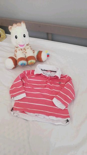 T shirt manches longues effet 2 en 1