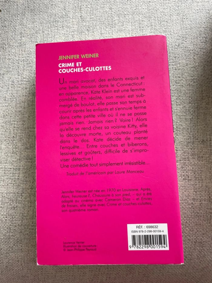 Livre crime et couches culottes - photo numéro 2