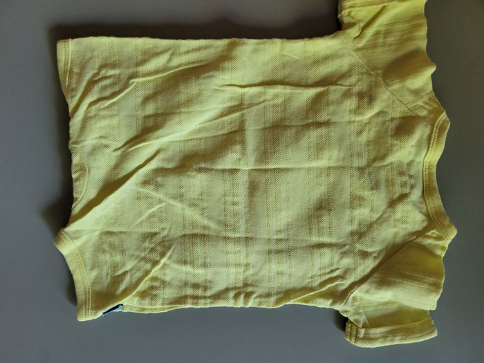 Combinaison short 3 mois jaune crocodile - photo numéro 2