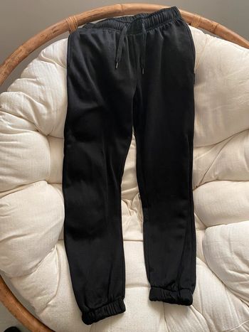 Pantalon type jogging noir