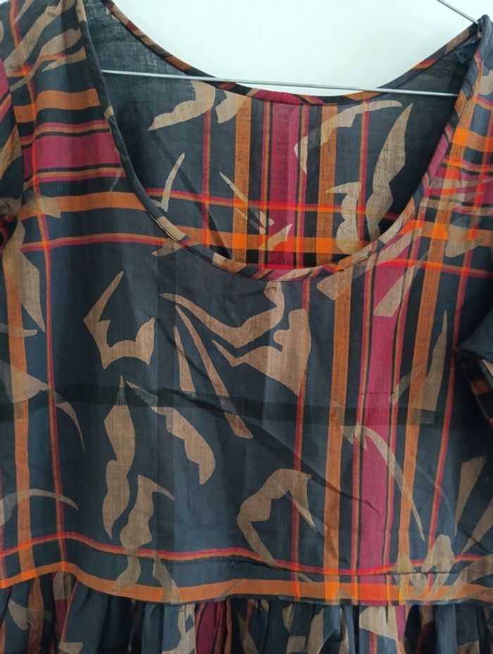 Robe vintage en coton léger de la marque René Derhy. - photo numéro 4