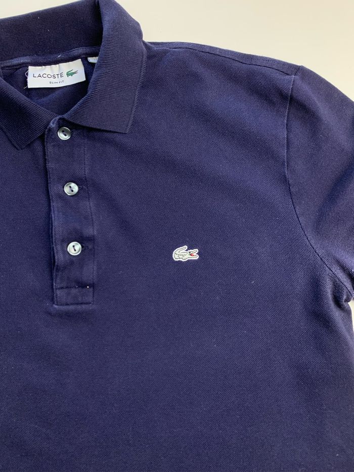 Polo Lacoste bleu marine - photo numéro 2