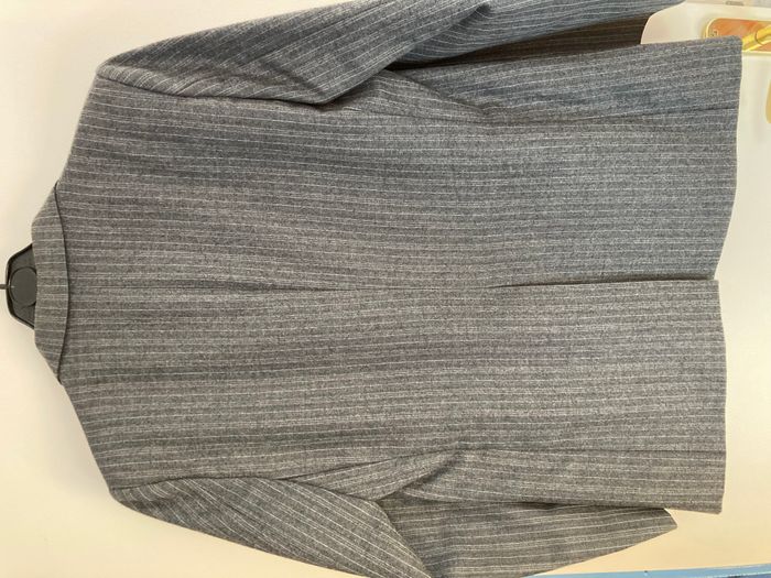 Veste costume grise pure laine vierge - photo numéro 3