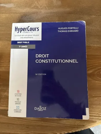 Livre droit constitutionnel, 14e édition