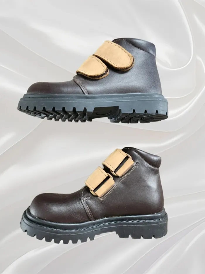 Bottines à scratch garçon pointure 25 - photo numéro 3