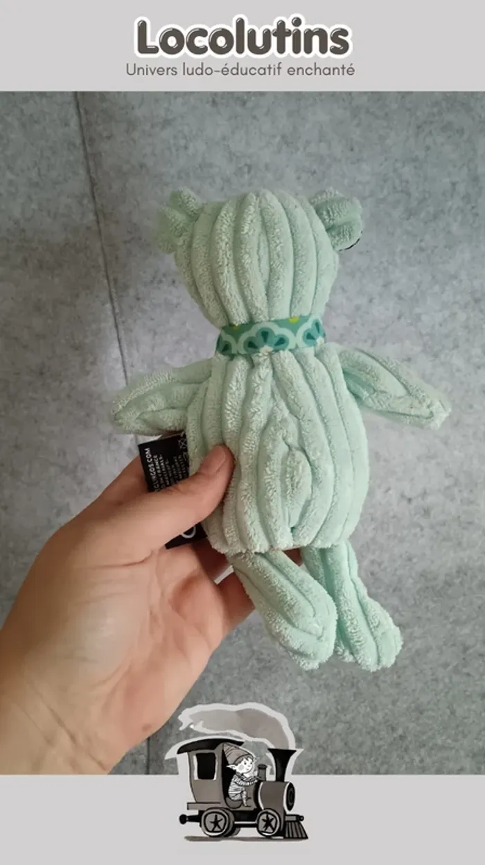 🚂 Peluche Ours polaire Deglingos - photo numéro 2