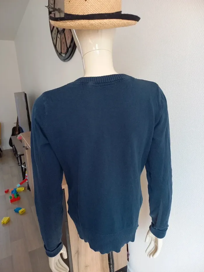 Pull femme bleu T.38/40 - photo numéro 4