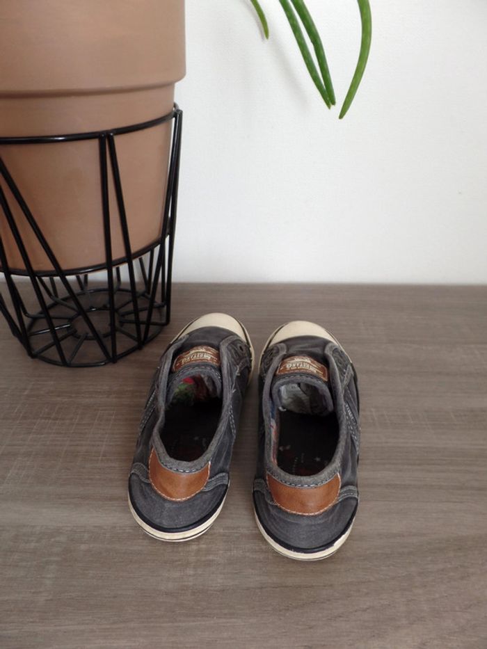 Baskets basses en denim sans lacets - photo numéro 2