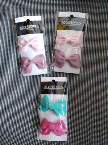 6 pinces cheveux enfants neuf