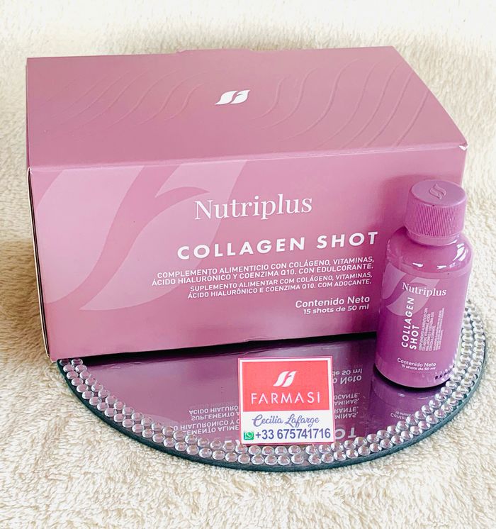 Beauty Shot Collagen Nutriplus Farmasi, 15 botellitas