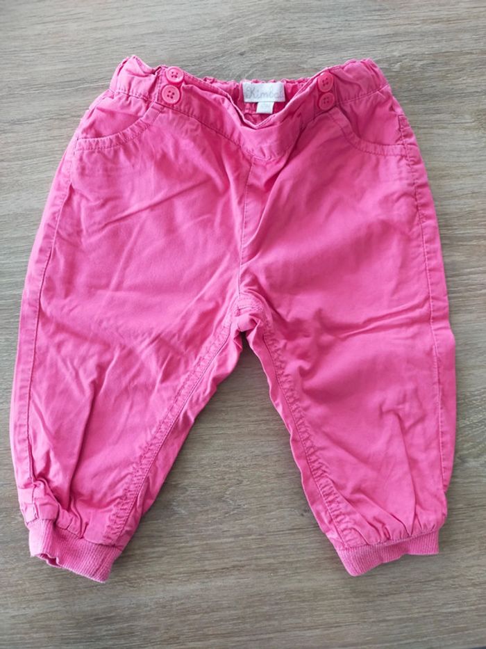 Pantalons été fille taille 12mois - photo numéro 2