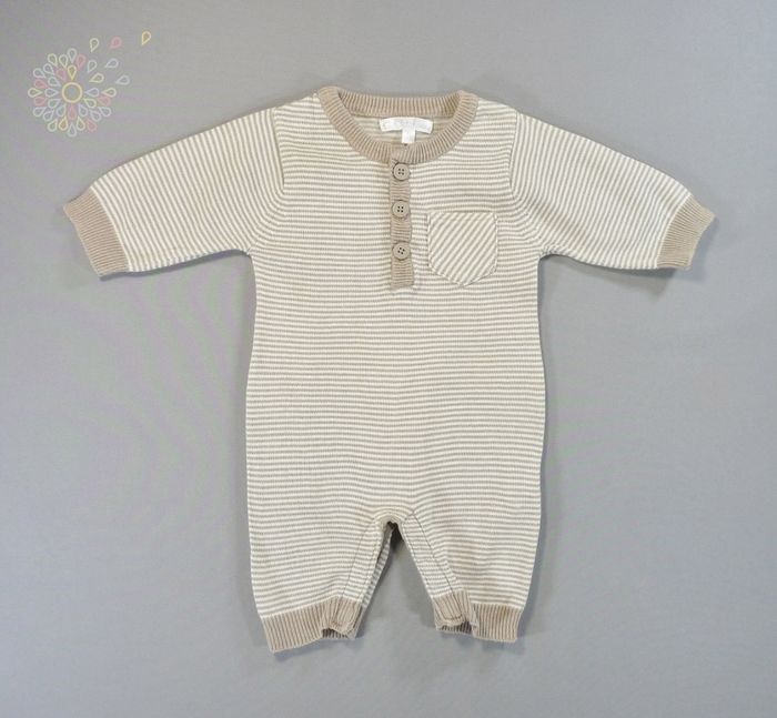 Ensemble combinaisons tricot 1 mois garçons - photo numéro 3