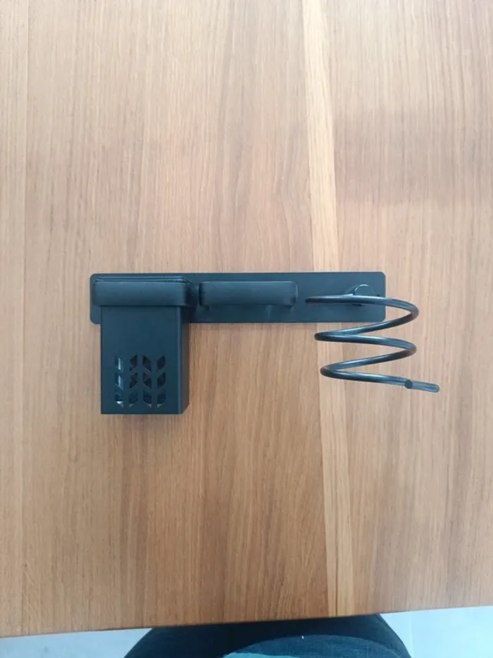 support mural sèche cheveux lisseur brosse