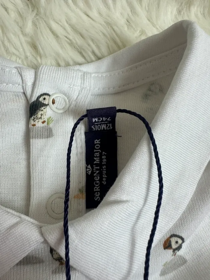 Ensemble pantalon et body sergent major taille 12 mois - photo numéro 7