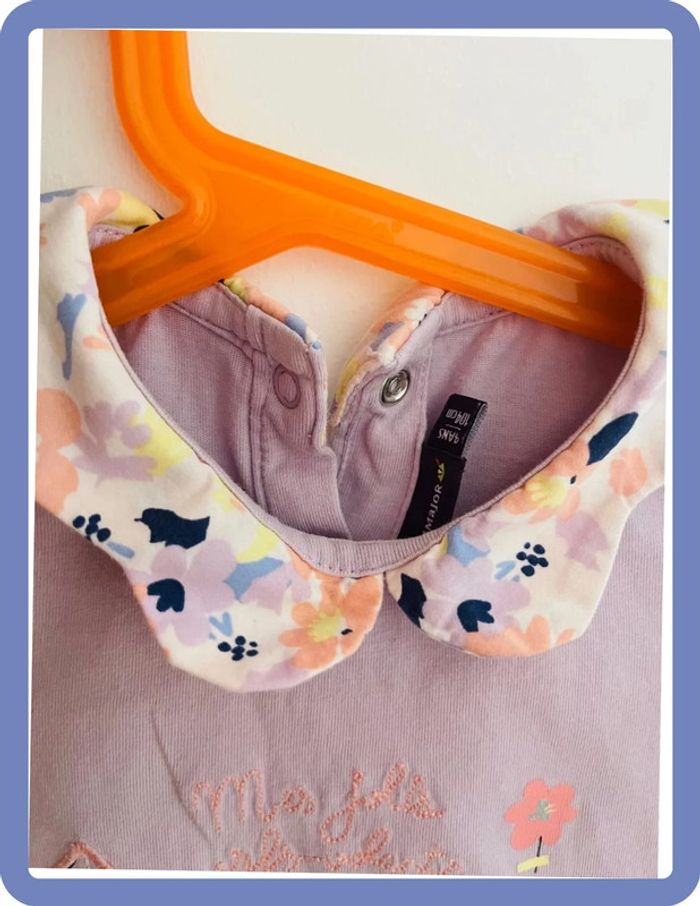 Joli petit t-shirt col Claudine sergent major 4 ans - photo numéro 2