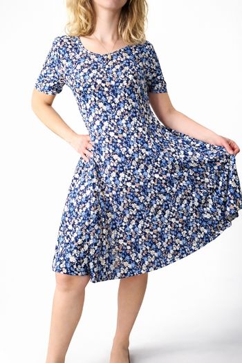 Robe longue patineuse fleurie Virginia Key T40 R*53