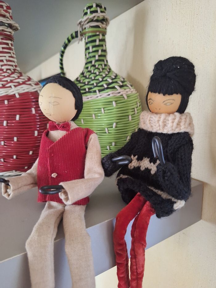 2 figurines faits main - photo numéro 3