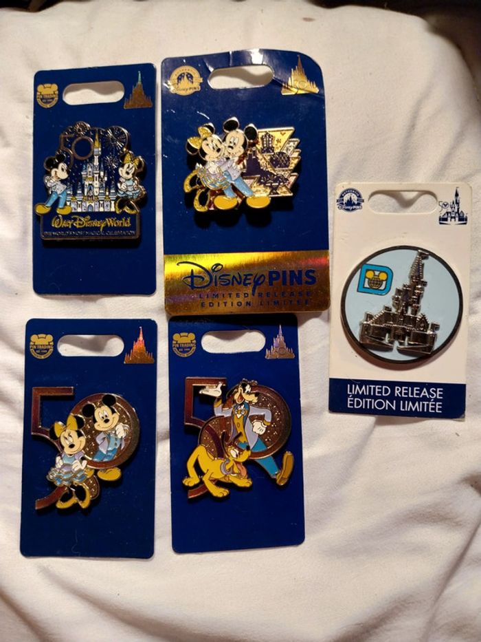 Pins Disney 50 ans walt disney world