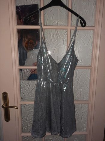 Débardeur argent fête