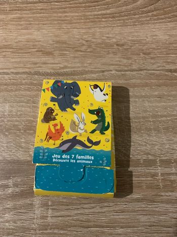 Jeu des 7 familles découvrez les animaux Mac donald’s