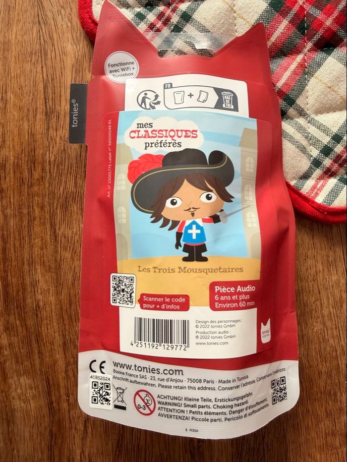 Tonies les 3 mousquetaires - photo numéro 2