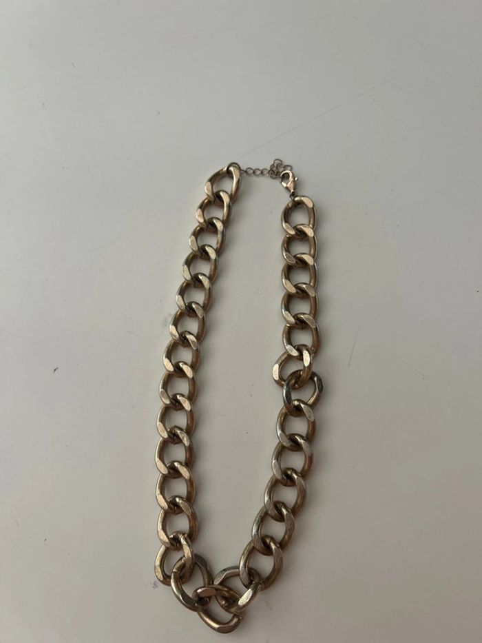 Gros collier effet doré - photo numéro 5