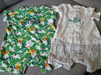 2 combi-short orchestra taille 3mois