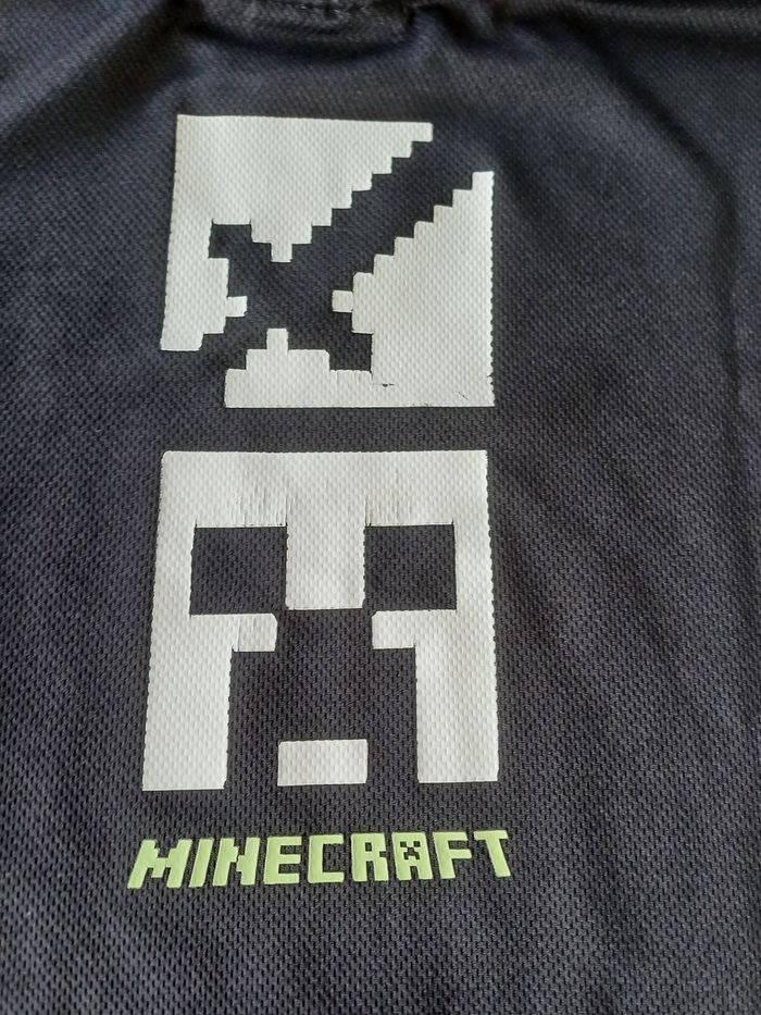 T-shirt Minecraft noir , 11-12 ans - photo numéro 5