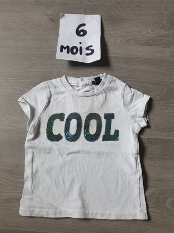 Maillot t-shirt 6mois garçon