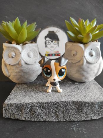 my Littlest Petshop LPS  chien dog Jack Russel PC 198 hasbro #geektradelpschien